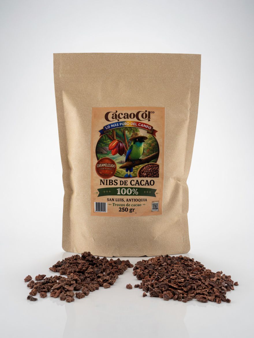 Nibs de Cacao Caramelizados x 250g