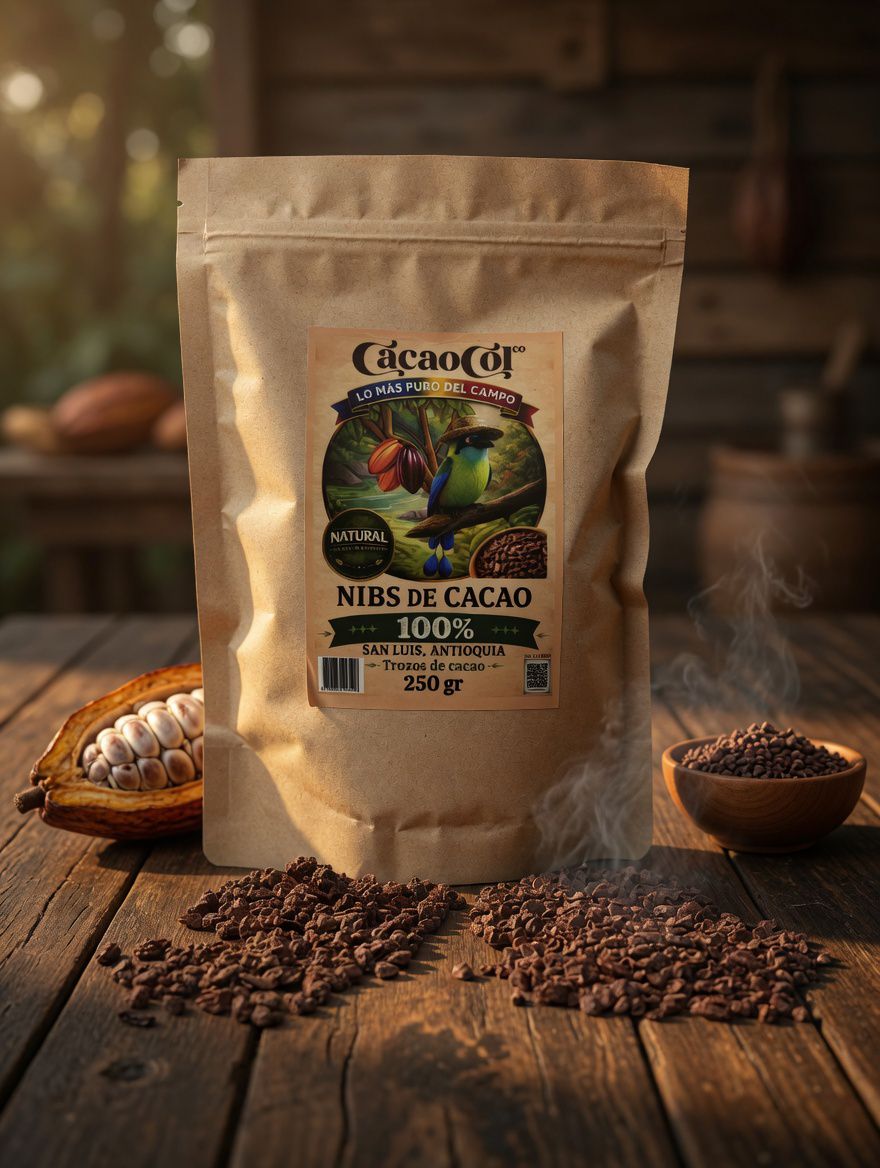 Nibs de Cacao Naturales x 250g