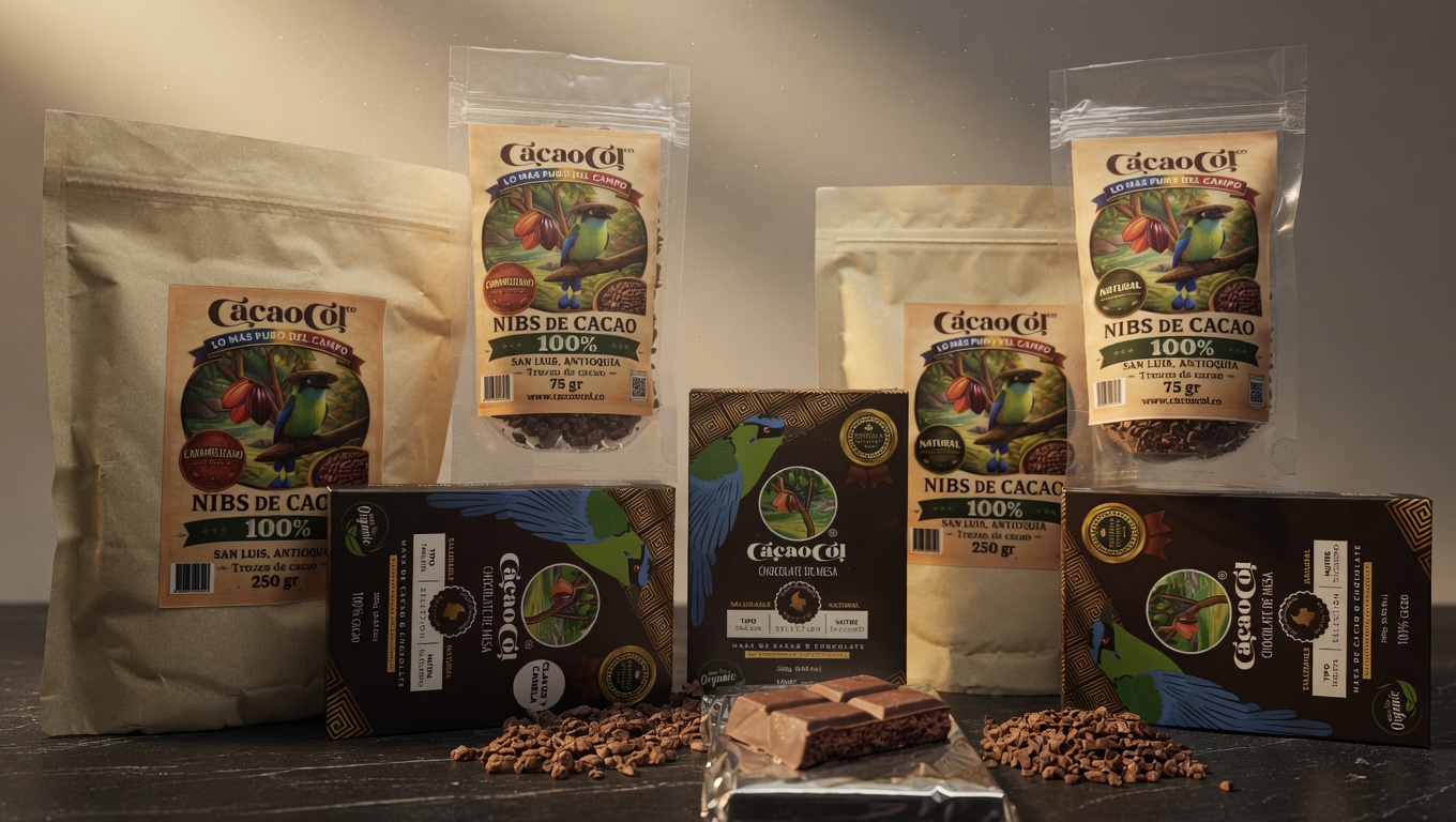 Cacao puro y chocolate 100% natural